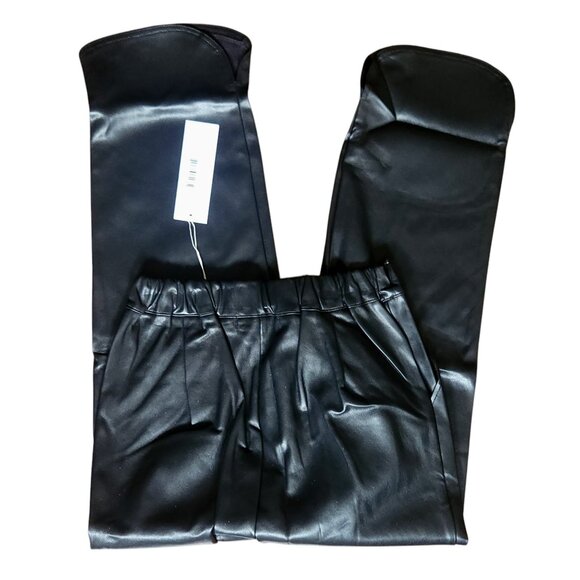 Bishop & Young Maya Vegan Leather Pant Black Medium Large NWT MSRP $189 - Picture 5 of 9